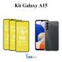 Imagem de Kit 3UN Película Fosca + Capa Transparente para Samsung Galaxy A15