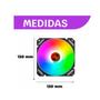Imagem de Kit 3ventilador 120 Mm Para Computador Cooler Rgb Led