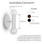 Imagem de Kit 3x - Arandela Camarim e Decorativa p/ duas lâmpadas E27