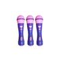 Imagem de Kit 3x Brinquedo Microfone Musical Infantil Roxo - AP TOYS