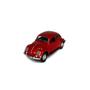 Imagem de Kit 3x Carrinho de Coleção Fusca Vermelho - AP TOYS