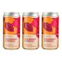 Imagem de Kit 3X: Chá De Hibisco Com Pêssego Gaseificado Brô 269Ml