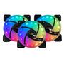 Imagem de Kit 3x cooler fan rgb 120mm c/ controle remoto maxracer