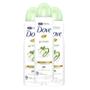 Imagem de Kit 3X Desodorante Antitranspirante Aerosol Dove Go Fresh Pepino e Chá Ve