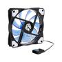 Imagem de Kit 3X Fan Cooler Gamer LED Azul para Gabinete ATX Ventoinha de 1100 RPM