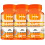 Imagem de Kit 3x Frascos Betacaroteno Vitamina Óleo de Cenoura Suplemento Alimentar Original Óleo de Girassol - 180 Capsulas Duom