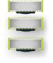 Imagem de Kit 3x Lâminas Refil One Blade Barbeador Philips QP210/51