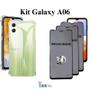 Imagem de Kit 3x Películas 3D Privacidade + Capa Capinha Anti Impacto Para Samsung Galaxy A06