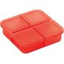 Imagem de Kit 3x Porta Comprimidos com 4 Divisórias TopGet Vermelho