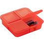 Imagem de Kit 3x Porta Comprimidos com 4 Divisórias TopGet Vermelho