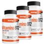 Imagem de Kit 3x Potes Vitamina B12 Cianocobalamina Suplemento Alimentar - 360 Capsulas Concentrado Natural 100% Puro