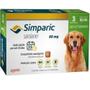 Imagem de Kit 3x Simparic antipulgas para Cães de 20,1 a 40Kg - 80mg - cx com 3 compr - Zoetis