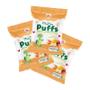 Imagem de Kit 3X: Snack Infantil Mini Puffs Manga E Cenoura Nhami Mami