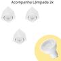 Imagem de Kit 3x Spot Sobrepor 2390 Direcionável Quadrado 7x7cm Gu10 + Lâmpada MR16 Branco