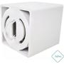 Imagem de Kit 3x Spot Sobrepor 2390 Direcionável Quadrado 7x7cm Gu10 + Lâmpada MR16 Branco