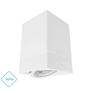 Imagem de Kit 3x Spot Sobrepor 2392 Abs Direcionável Quadrado 9cm X 9cm X 12,5cm E27 + Lâmpada Par20 Branco