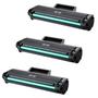Imagem de Kit 3x Toner Compatível 105a 107w 135a Com Chip