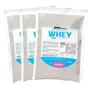 Imagem de Kit 3X Whey Fit Foods 500G Morango - Brn Foods