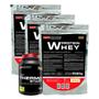 Imagem de KIT 3x Whey Protein 500g + Thermo Starter Powder 120g Limão - Bodybuilders