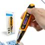 Imagem de Kit 3x1 Conjunto Caneta Detectora tensão + Chave Teste Digital de Corrente + Multimetro EXBOM MD180L