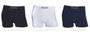 Imagem de Kit 3X1 Cueca Boxer Poliamida Premium Tamanho M Preto/Branco/Marinho Sort 2 Hoahi