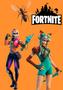 Imagem de Kit 4 Adesivos Encapar Caderno Espiral Fortnite