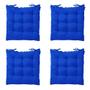 Imagem de Kit 4 Almofada Assento Cadeira Futton 40X40Cm ul Royal