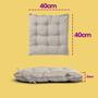 Imagem de Kit 4 Almofada Assento Cadeira Futton 40X40Cm ul Royal