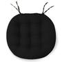 Imagem de Kit 4 Almofadas Futton Assento De Cadeira Sofa Confortavel Macio Futton C/ Fitas De Amarrar 40x40CM