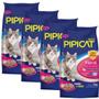 Imagem de Kit 4 Areia Higiênica Pipicat Floral Perfumada para Gato 4kg