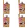 Imagem de Kit 4 Aromatizador Ambiente Vanilla com Coco  de 280ml Difusor Vareta Luz Aromas - Envio Já