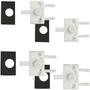Imagem de Kit 4 Arrastes Para Reparo Maquina De Vidro Elétrico Para Todas 4 Portas Dianteiras Traseiras Lado Direito Esquerdo