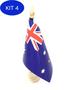 Imagem de Kit 4 Bandeira De Mesa Da Austrália
