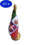 Imagem de Kit 4 Bandeira De Mesa Do Reino Da Itália