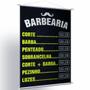 Imagem de Kit 4 Banners Aqui Tem Barbearia - Preço Editável