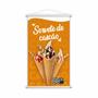 Imagem de Kit 4 Banners Sorvete Casquinha Sundae Milk Shake Grande