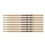 Imagem de Kit 4 Baqueta Bateria 7A Hickory Ponta Madeira 176 Spanking