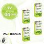 Imagem de Kit 4 Baterias 9v Recarregável 280 mah Flex Gold