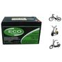 Imagem de Kit 4 baterias eco power 12v 16ah 6-dzm-12 para bike elétrica patinete eletrico + carregador inteligente 48v 2ah