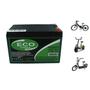 Imagem de Kit 4 Baterias Estacionárias Eco Power 16AH 12V VRLA AGM Ciclo Profundo Bike Elétrica Nobreak