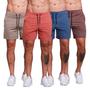 Imagem de KIT 4 Bermuda Short Masculina Moletinho Casual Adulto