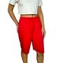 Imagem de Kit 4 Bermudas Femininas Soltinhas Elástico Lisas Cores Sortidas Suplex Light Pp ao Plus Size