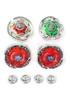 Imagem de Kit 4 Beyblade Metal + 2 Lançador + Arena Promo