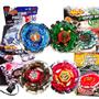 Imagem de Kit 4 Beyblades Metal Fusion + 4 Lançadores - Top Gyro