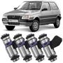 Imagem de Kit 4 Bico Injetor Fiat Uno 1.0 1.3 Gasolina 97 a 2001 Ete 