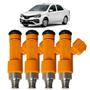 Imagem de Kit 4 Bicos Injetores Toyota Etios 1.5 16v. 2013 2015 23250-47050