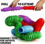 Imagem de Kit 4 Big Pop Tube Fechado 21 Aberto 70 Cm Fidget Toy Sensor