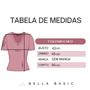 Imagem de Kit 4 Blusas Femininas Elegantes Verão com Ombreira Muscle Tee