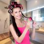 Imagem de Kit 4 Bobes Autoaderentes p/ Cabelo Profissional Rosa N4 Vertix