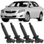 Imagem de Kit 4 Bobina Ignição Toyota Corolla 1.8 16V 02 a 10 12V NGK